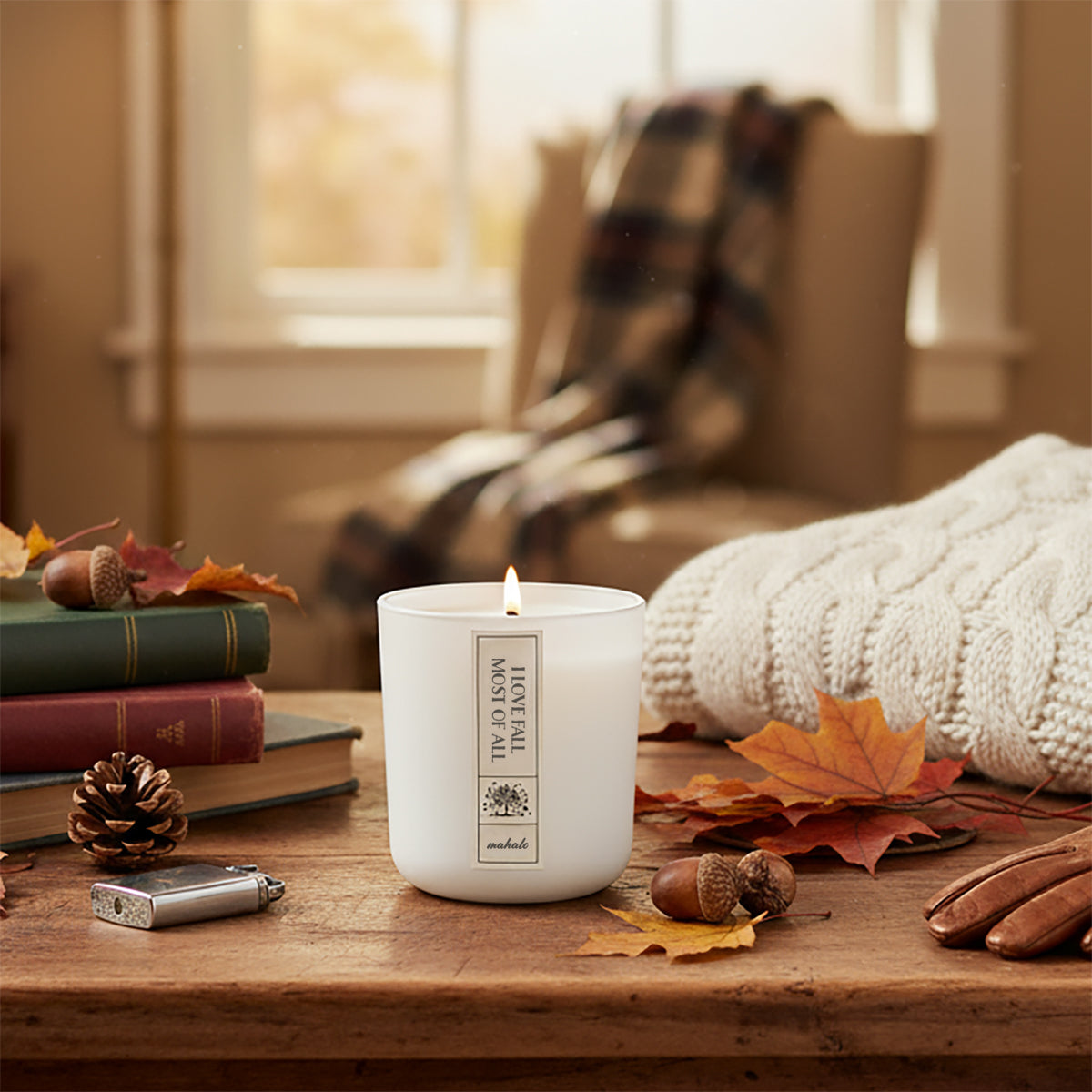 I LOVE FALL MOST OF ALL DUFTKERZE